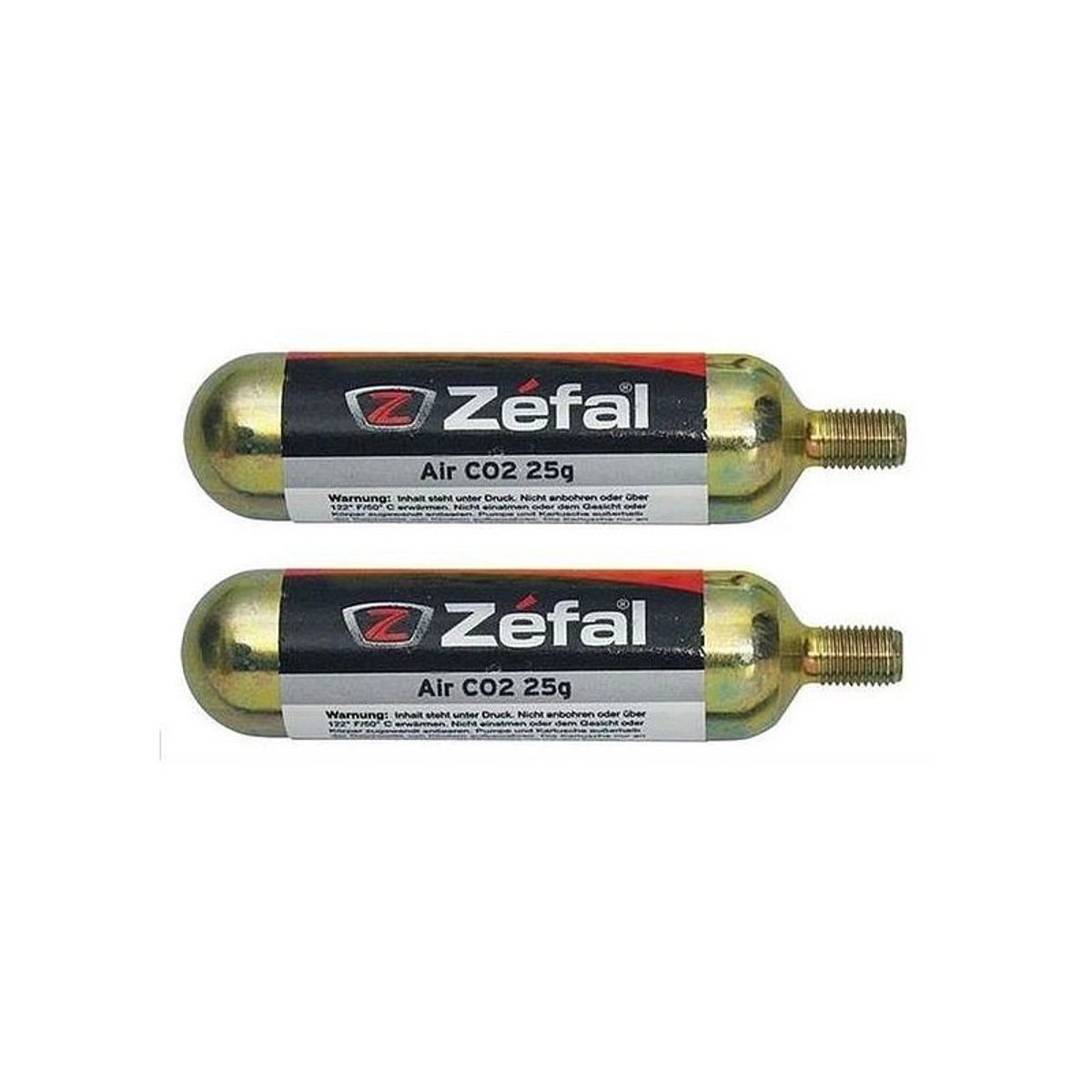 Zefal CO2 25g Druckluftkartuschengewinde (2 Stück)