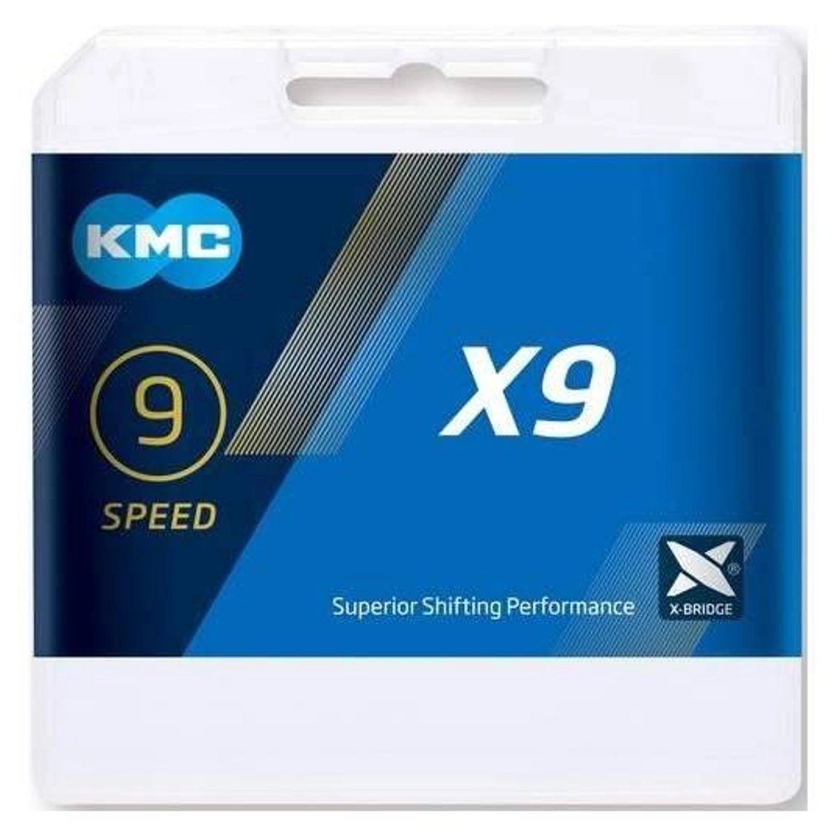 Kette KMC x9 114 Links 9v Grau