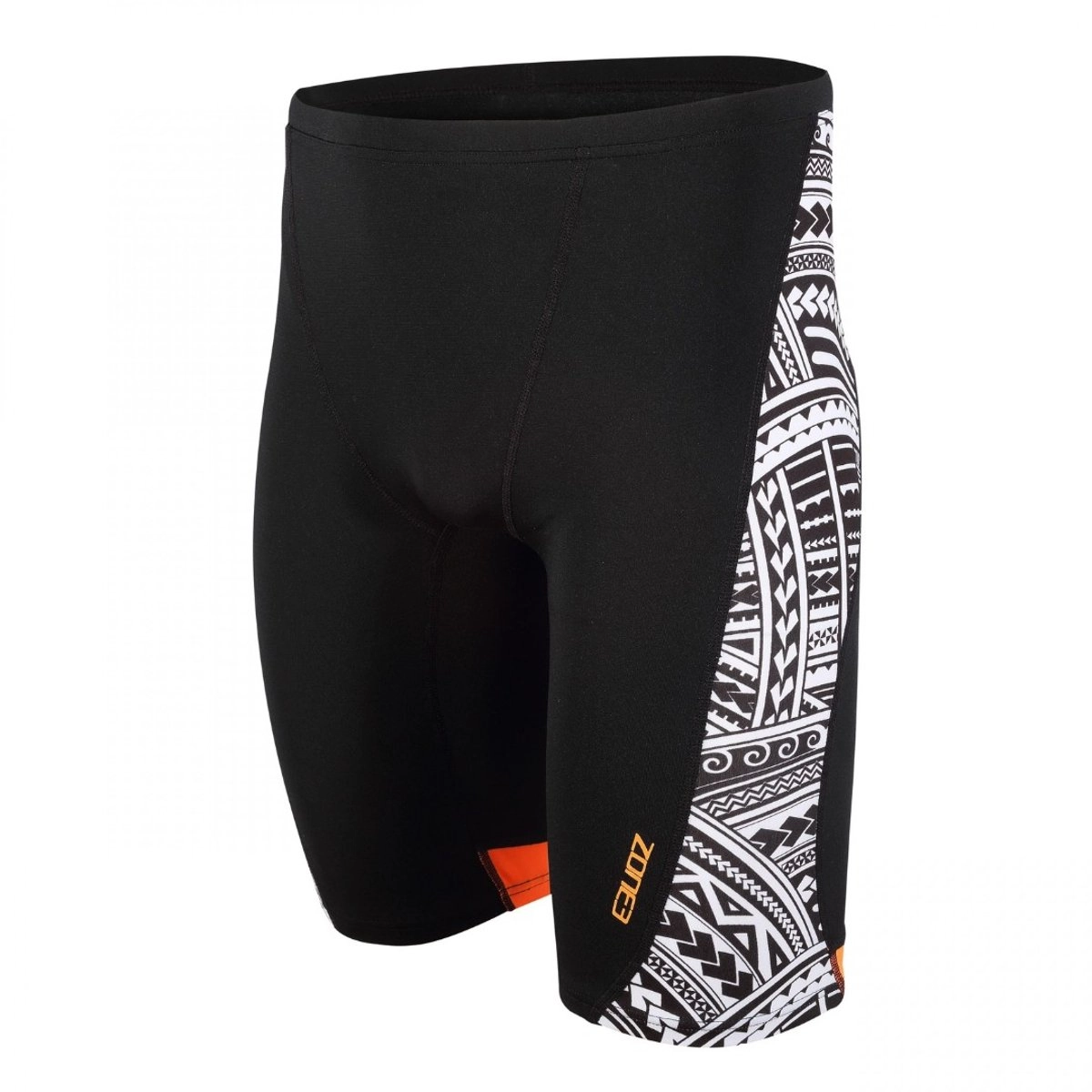 Zone3 Jammer Kona Speed Badehose Schwarz Weiß, Größe XXS