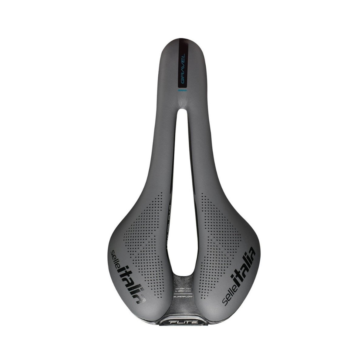 Selle Italia Flite Boost Gravel Superflow Sattel Schwarz, Größe S3