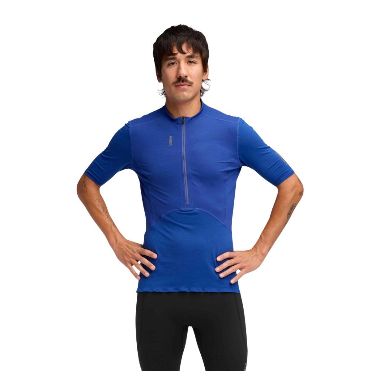Hoka SkyBreeze Kurzarmshirt Blau, Größe XL