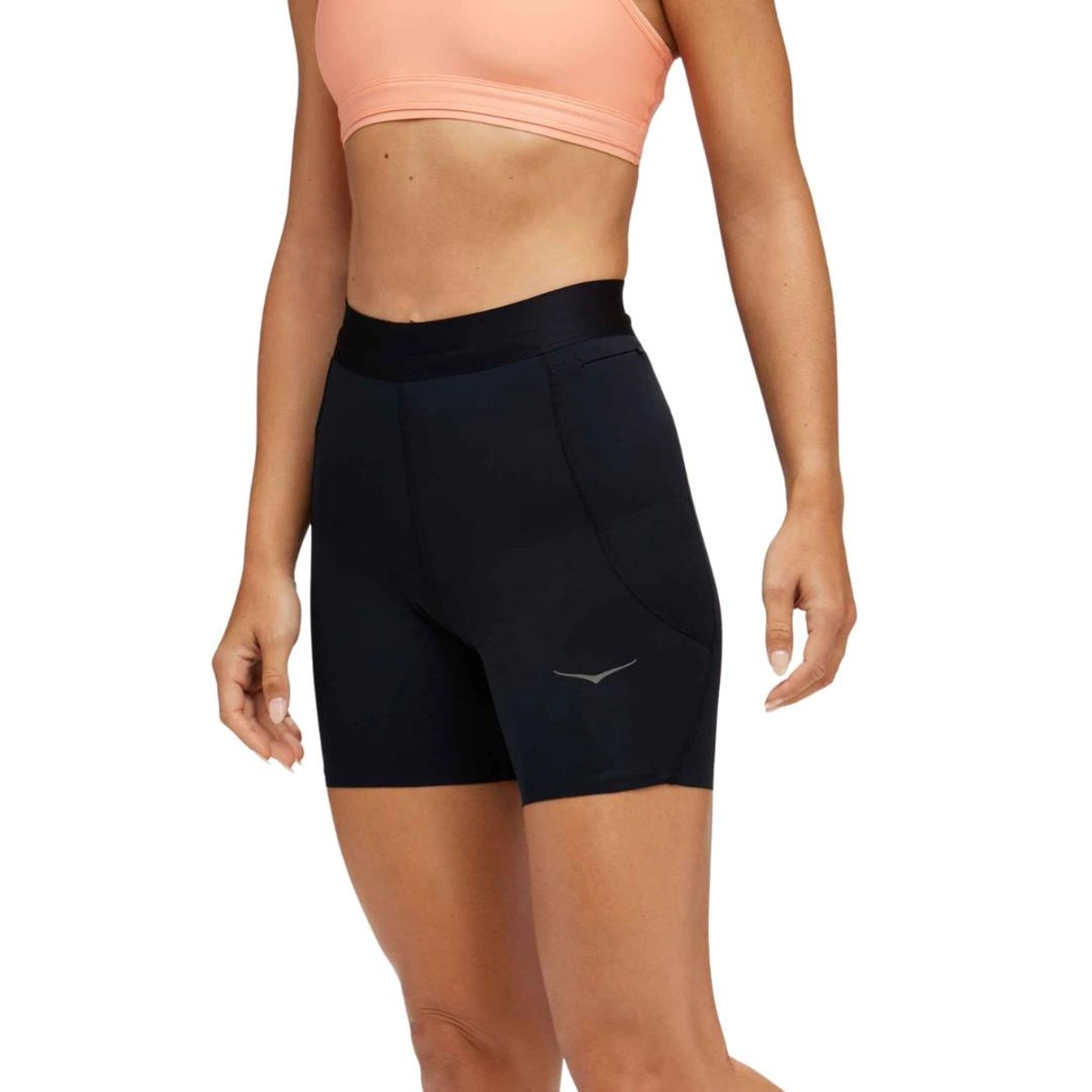 HOKA Novafly 15cm Kurze Tights Schwarz Damen, Größe L