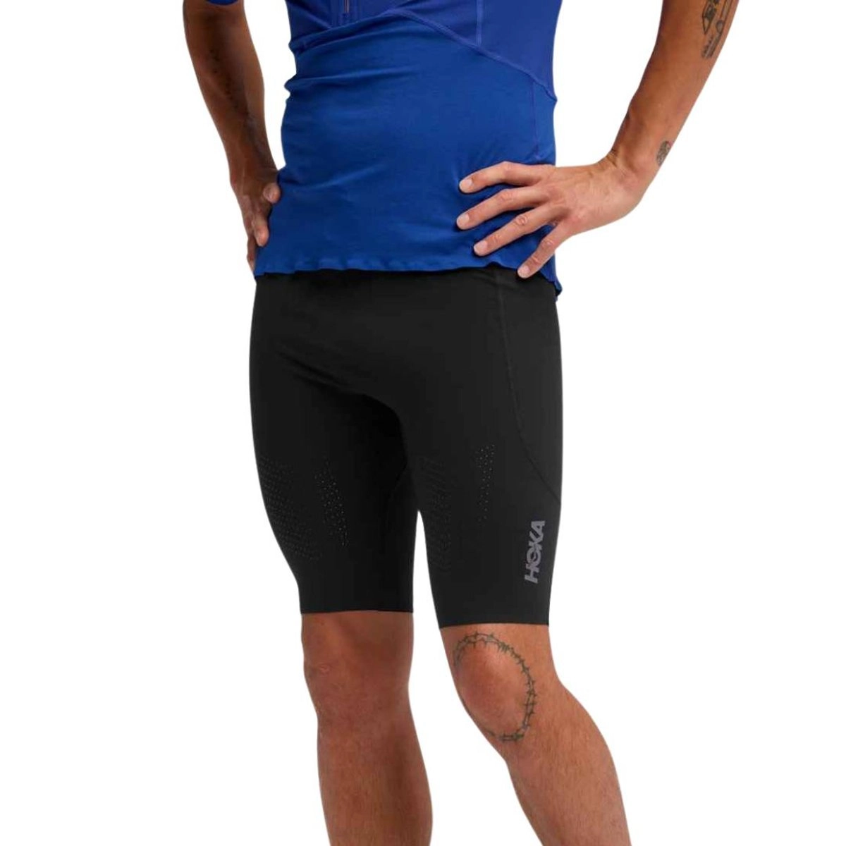 Hoka SkyBreeze Kurze Tights Schwarz, Größe XL