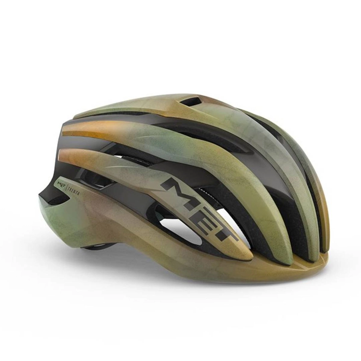 MET Trenta MIPS Helm Wander Savanne Grün Braun, Größe M (56-58 cm)