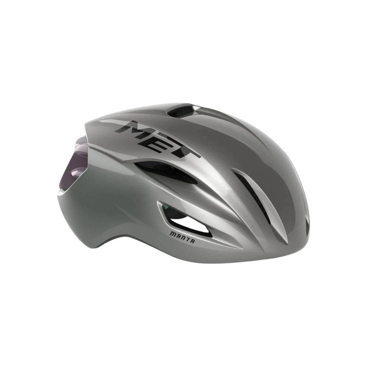 Met Manta Mips Helm Silber Grau, Größe M (56-58 cm)