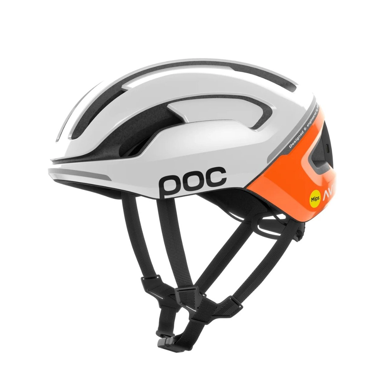 POC Omne Beacon MIPS Helm Weiß Orange, Größe S