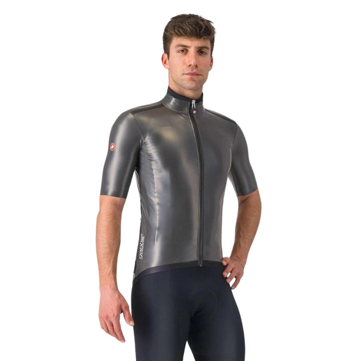 Castelli Gabba R Kurzarmjacke Grau Schwarz, Größe L