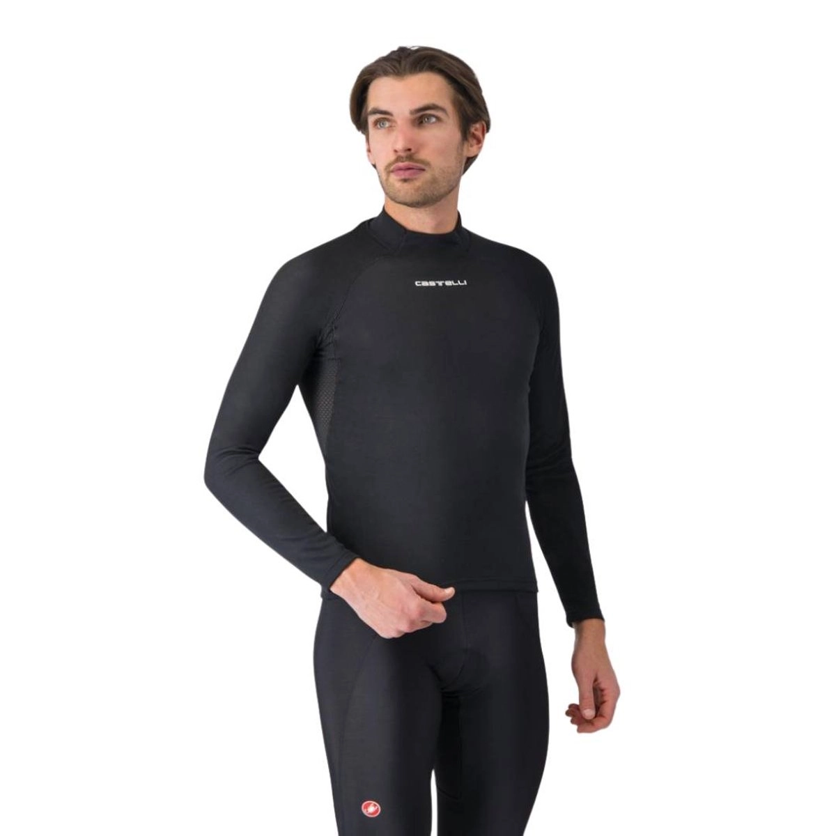Castelli Flanders 2 Langarm-Unterhemd Schwarz, Größe XS.