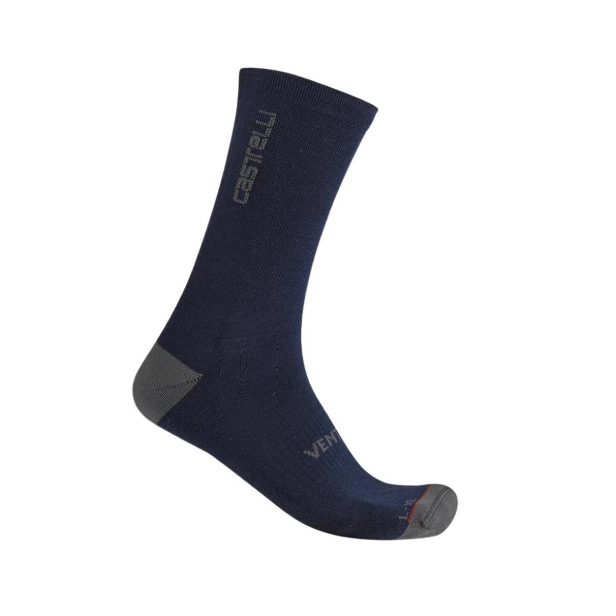 Castelli Venti Soft Merino Socken Blau Grau, Größe L/XL