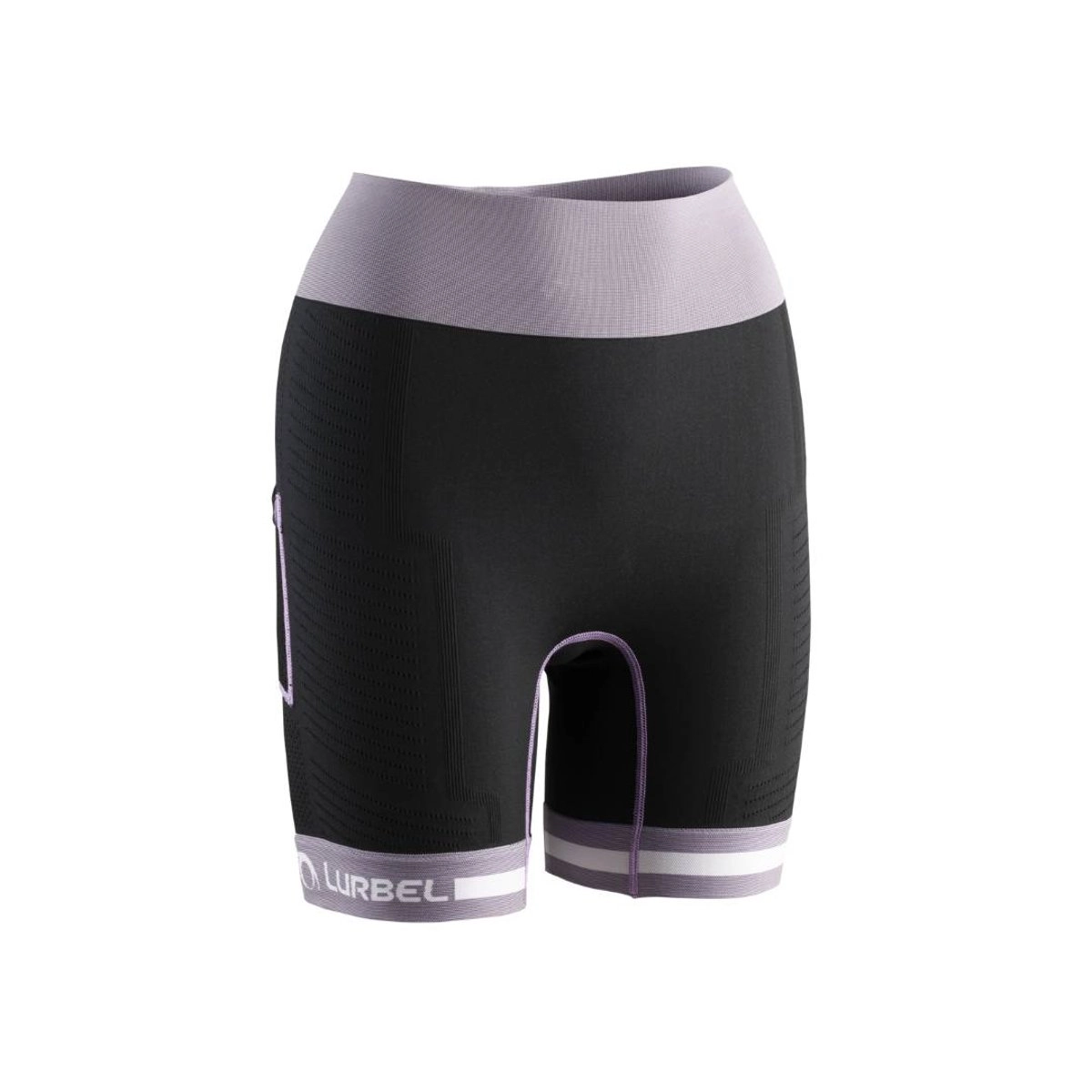 Kurze Leggings Lurbel Spirit Flux Schwarz Lila Damen, Größe M
