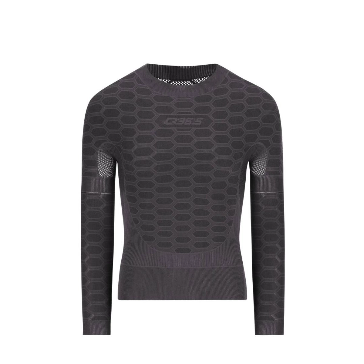 Unterhemd Q36.5 Base Layer 3 Langarm Dunkelgrau, Größe XXS/XS