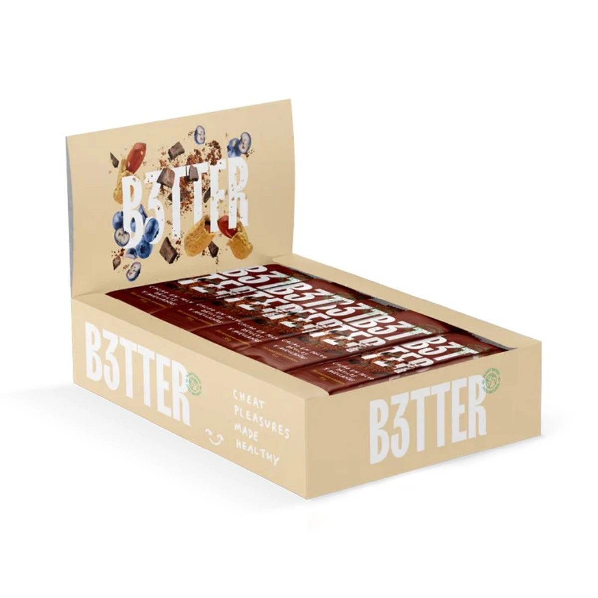 Energieriegel B3TTER  Schokolade 35g Schachtel 15 Einheiten
