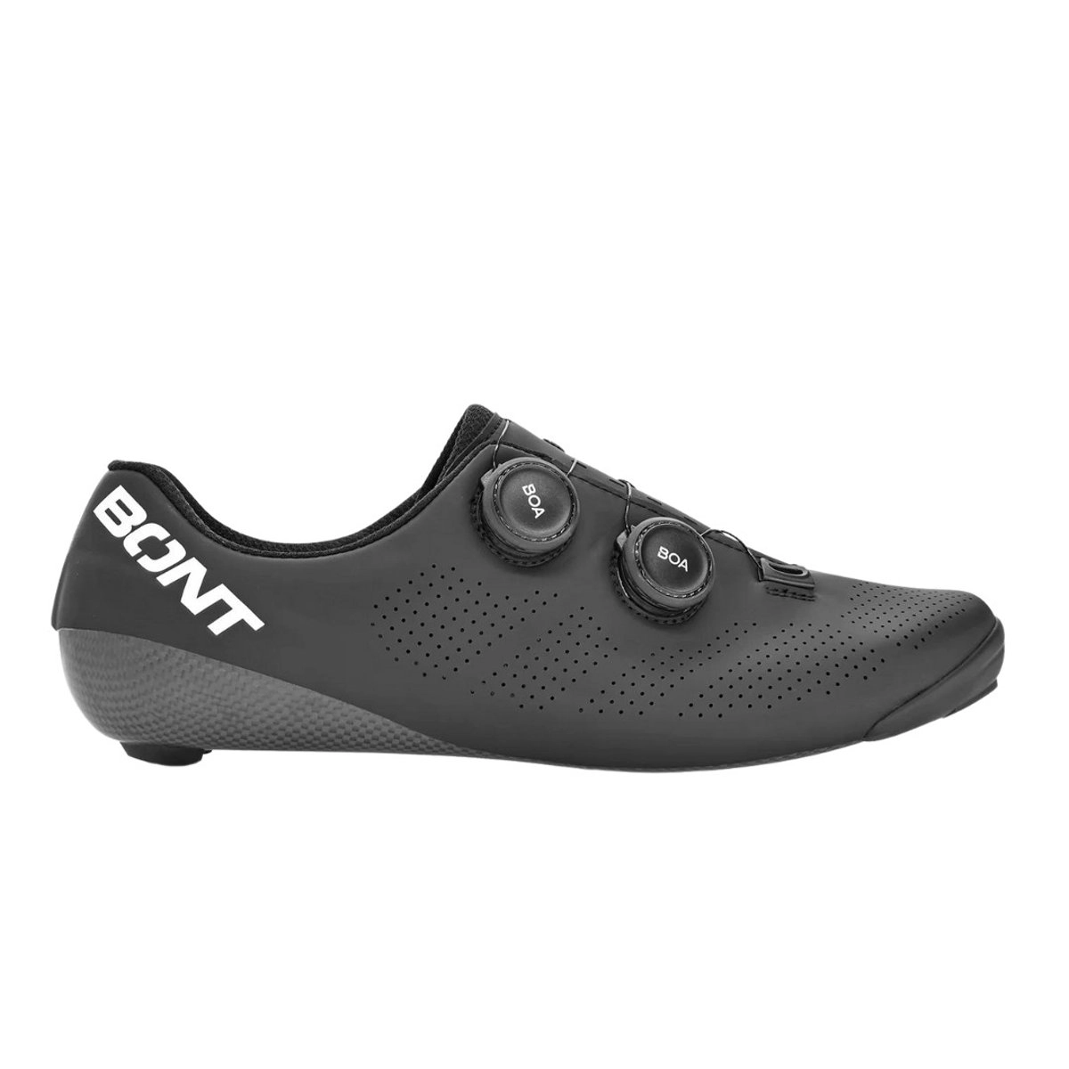 Bont Riot 24 Schwarze Schuhe, Größe 47 - EUR