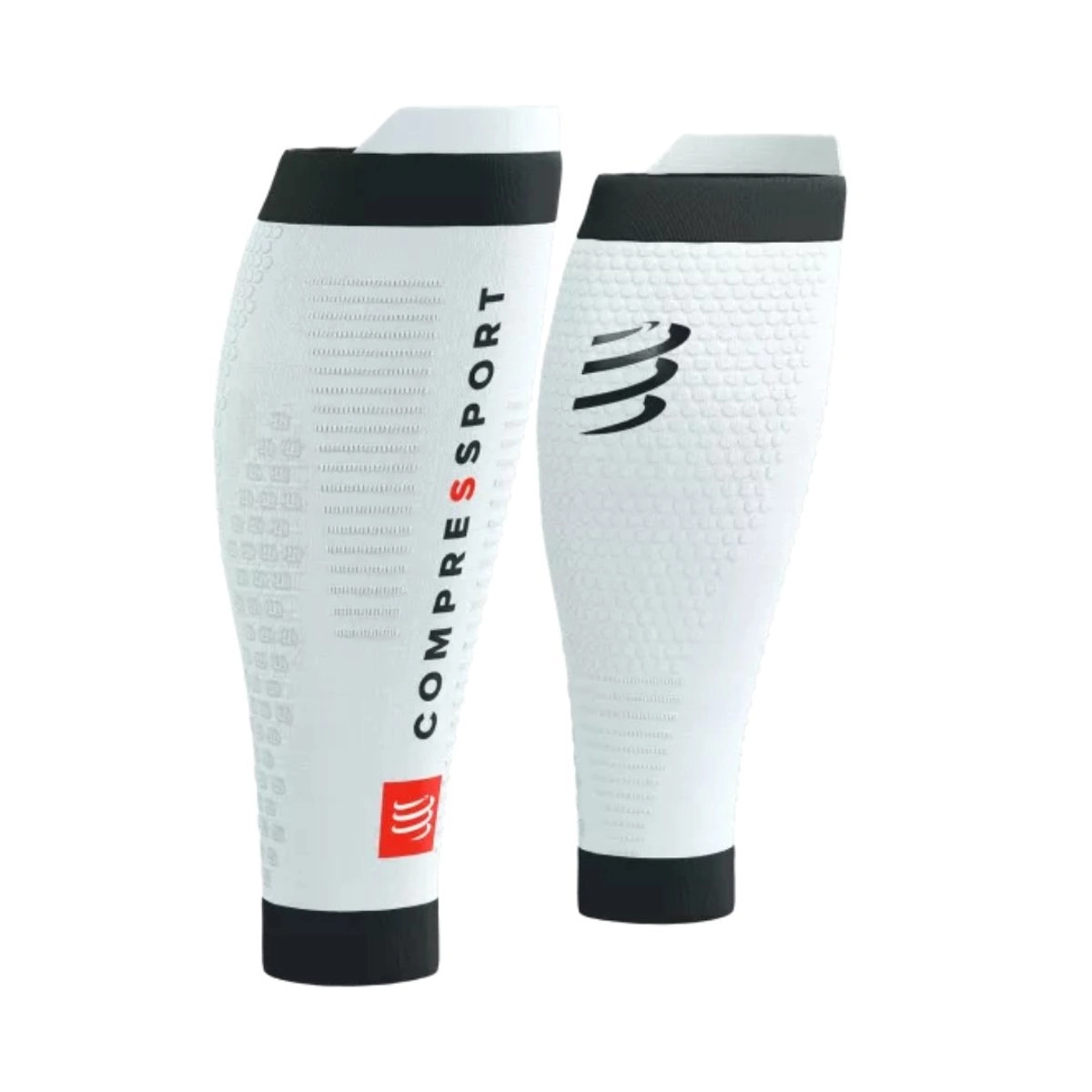 Compressport R2 3.0 Kompressionsstrümpfe Weiß Schwarz, Größe Größe 3
