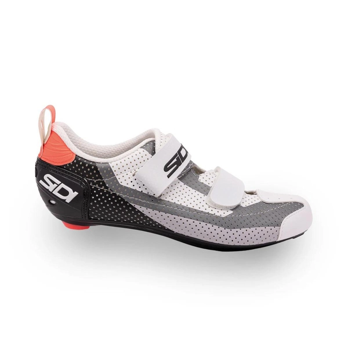 SIDI T-5 Air Schuhe Schwarz Weiß Koralle, Größe 40 - EUR