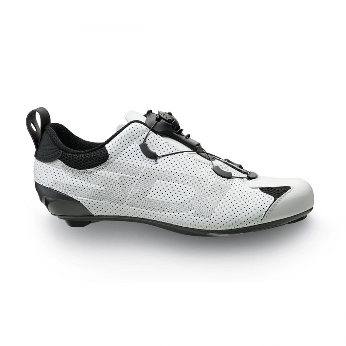 SIDI Tri-Sixty Fahrradschuhe Weiß Schwarz, Größe 41 - EUR