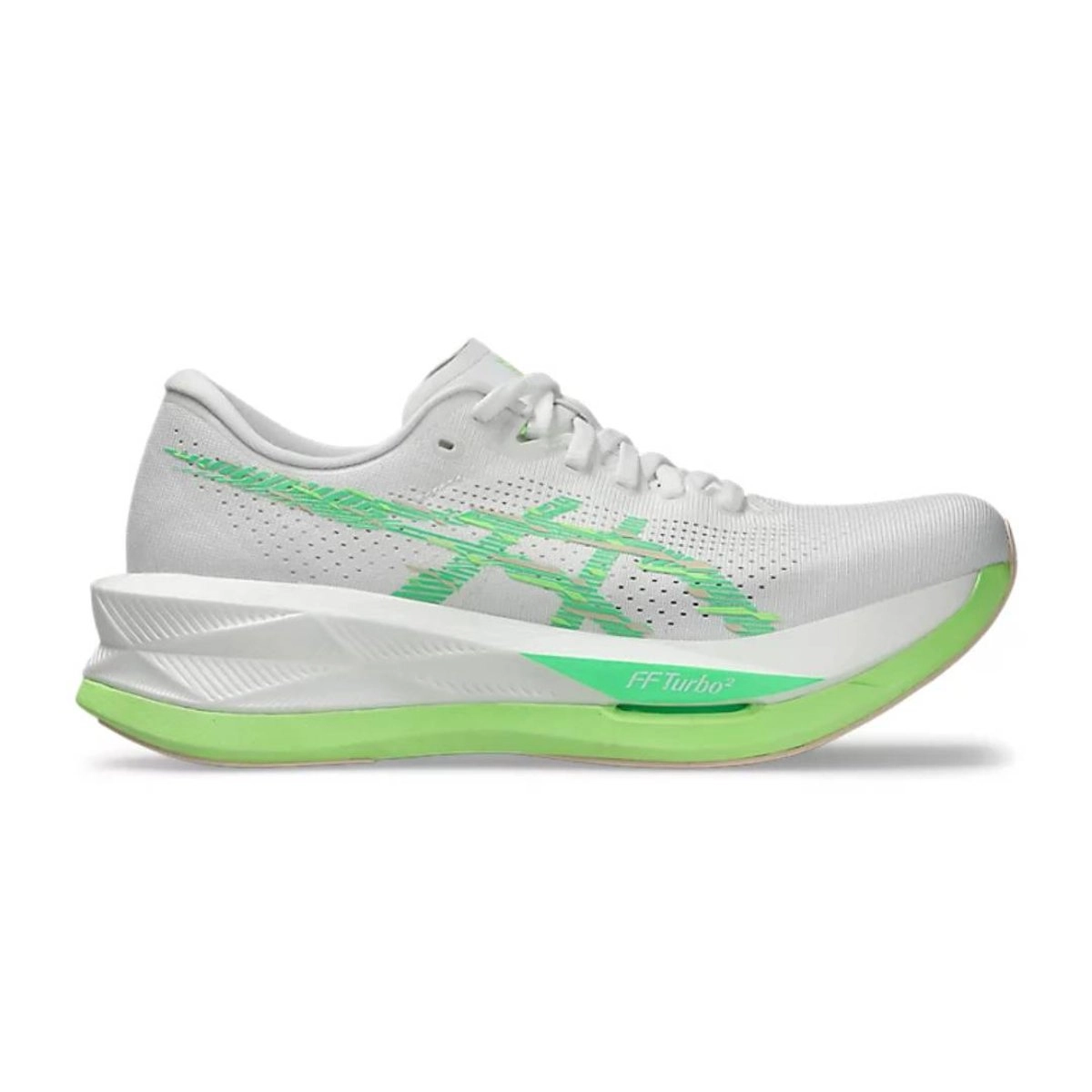 Asics Sonicblast Ekiden Weiß Grün SS26 Damen, Größe 40,5 - EUR