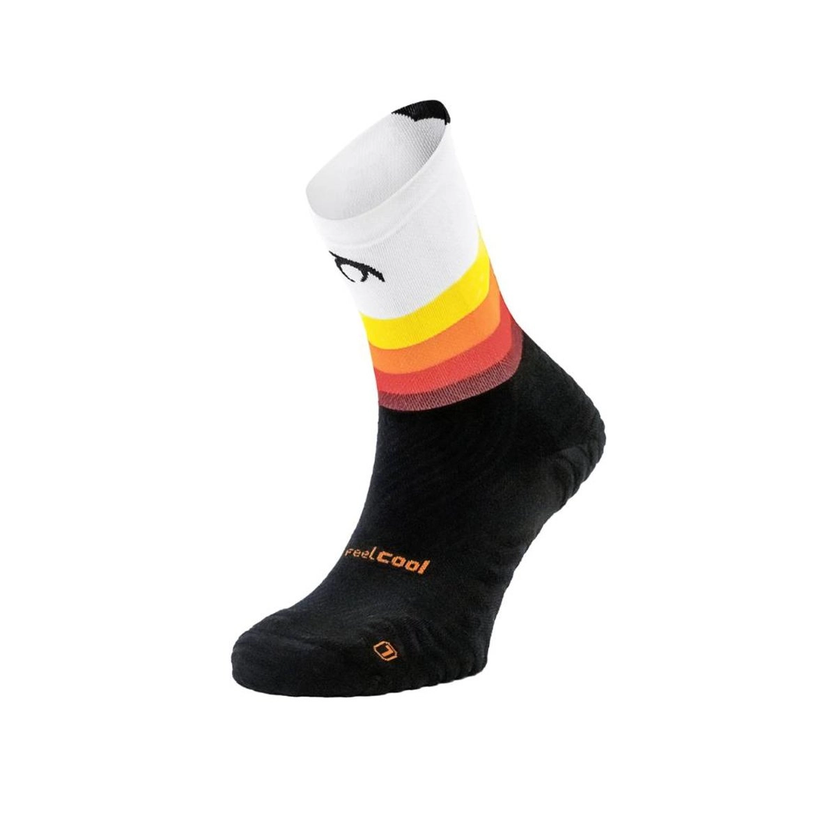 Lurbel Tiwar Five Socken Maratón Valencia Weiß Schwarz, Größe S