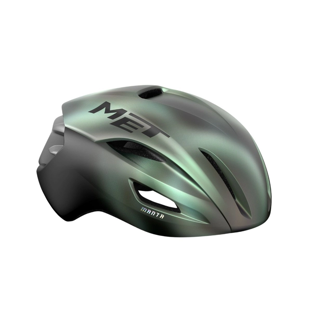 MET Manta MIPS Helm Grau Grün, Größe S