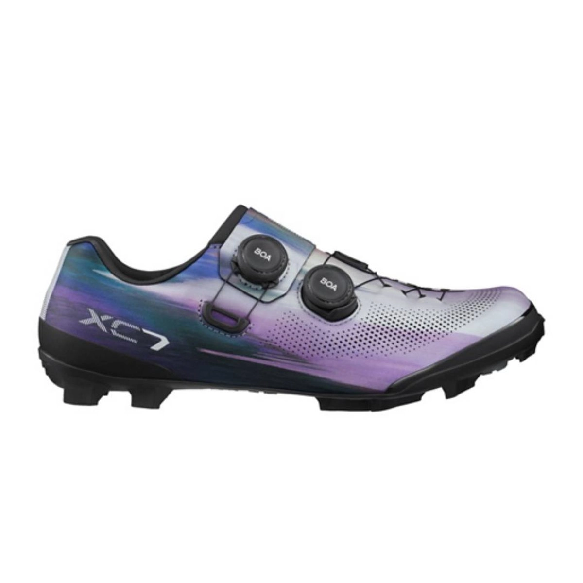Shimano SH-XC703 Schuhe Lila Blau, Größe 47 - EUR