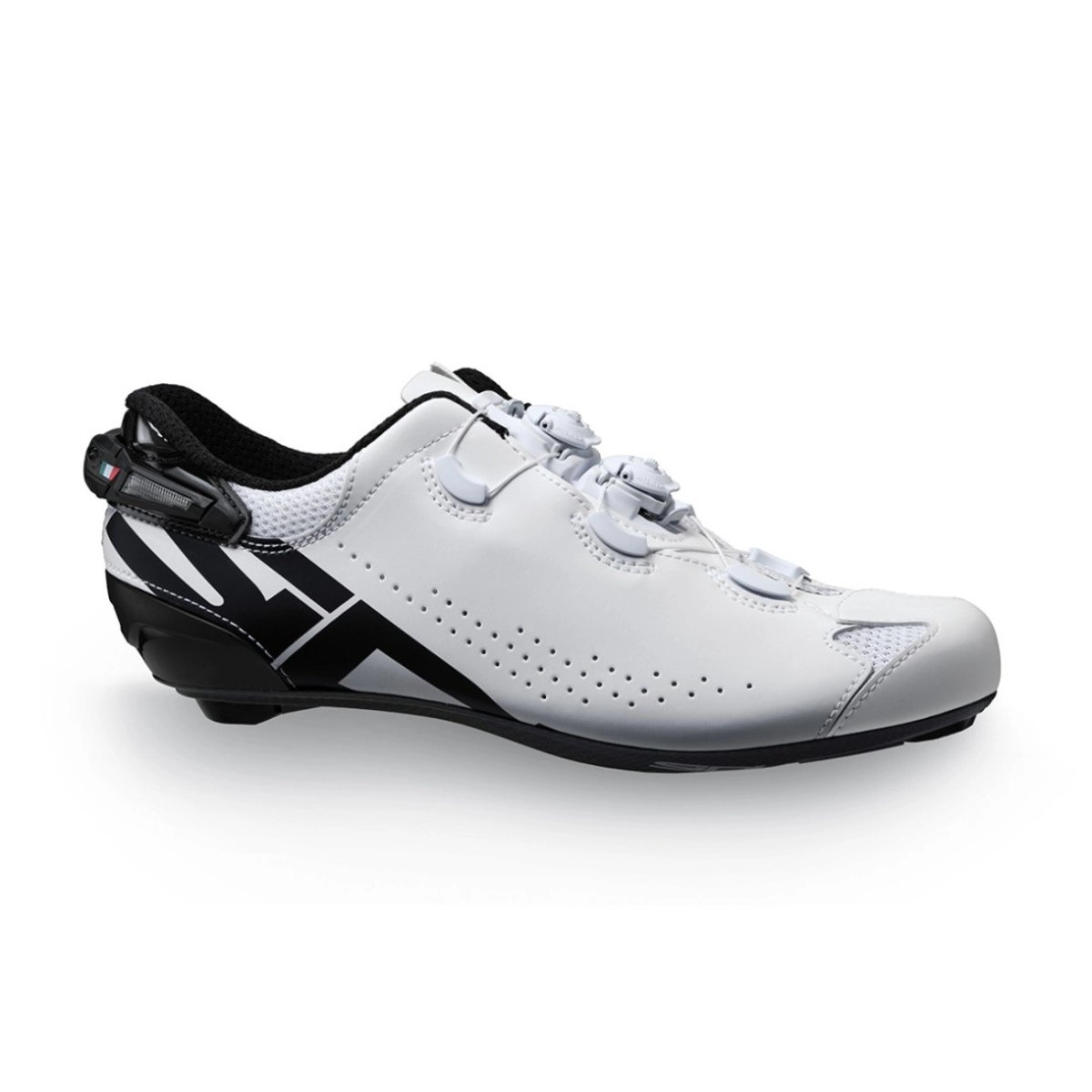 Sidi Shot 2S Schuhe Weiß Schwarz, Größe 42,5 - EUR