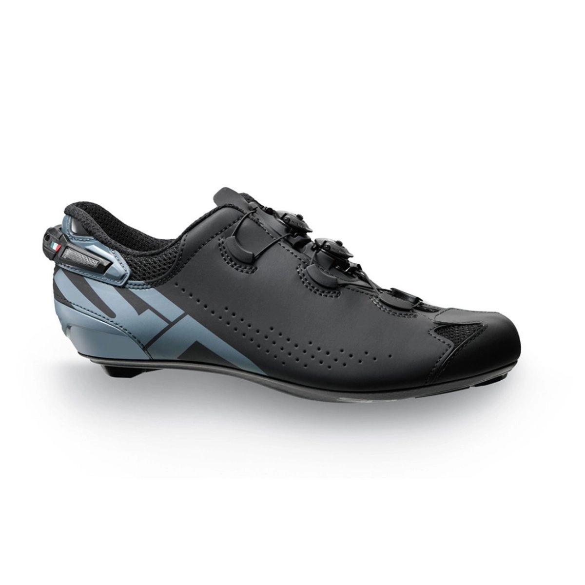 Sidi Shot 2S Schuhe Schwarz Grau, Größe 44,5 - EUR
