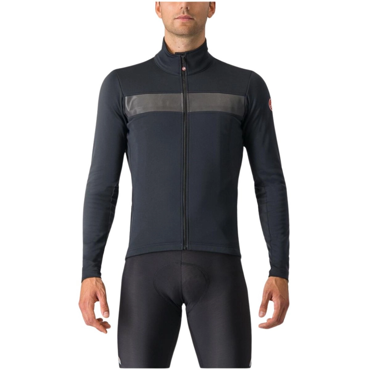Castelli Raddoppia 3 Jacke Schwarz Grau, Größe XXL