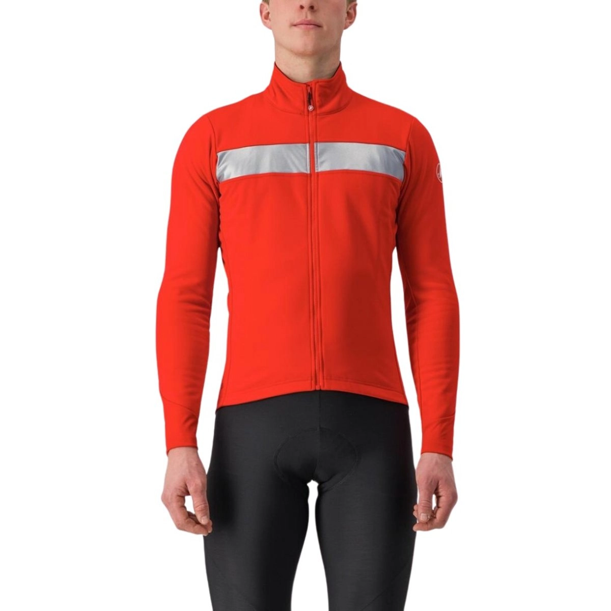 Castelli Raddoppia 3 Jacke Rot Grau, Größe XL