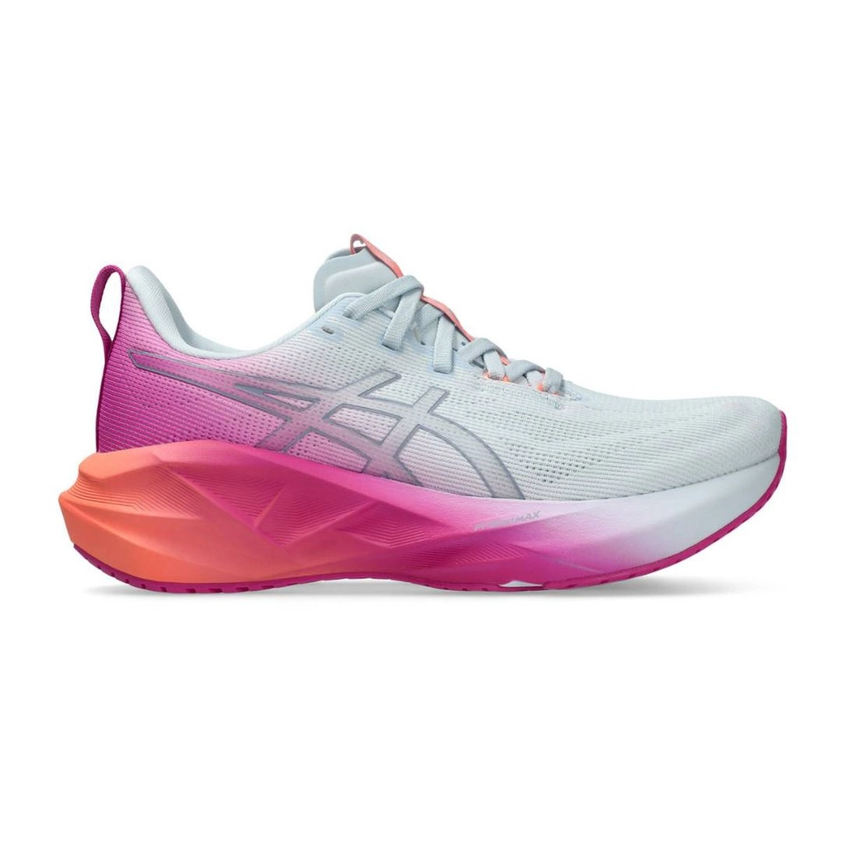 Asics Novablast 5 Laufschuhe Grau Rosa SS26 Damen, Größe 37 - EUR