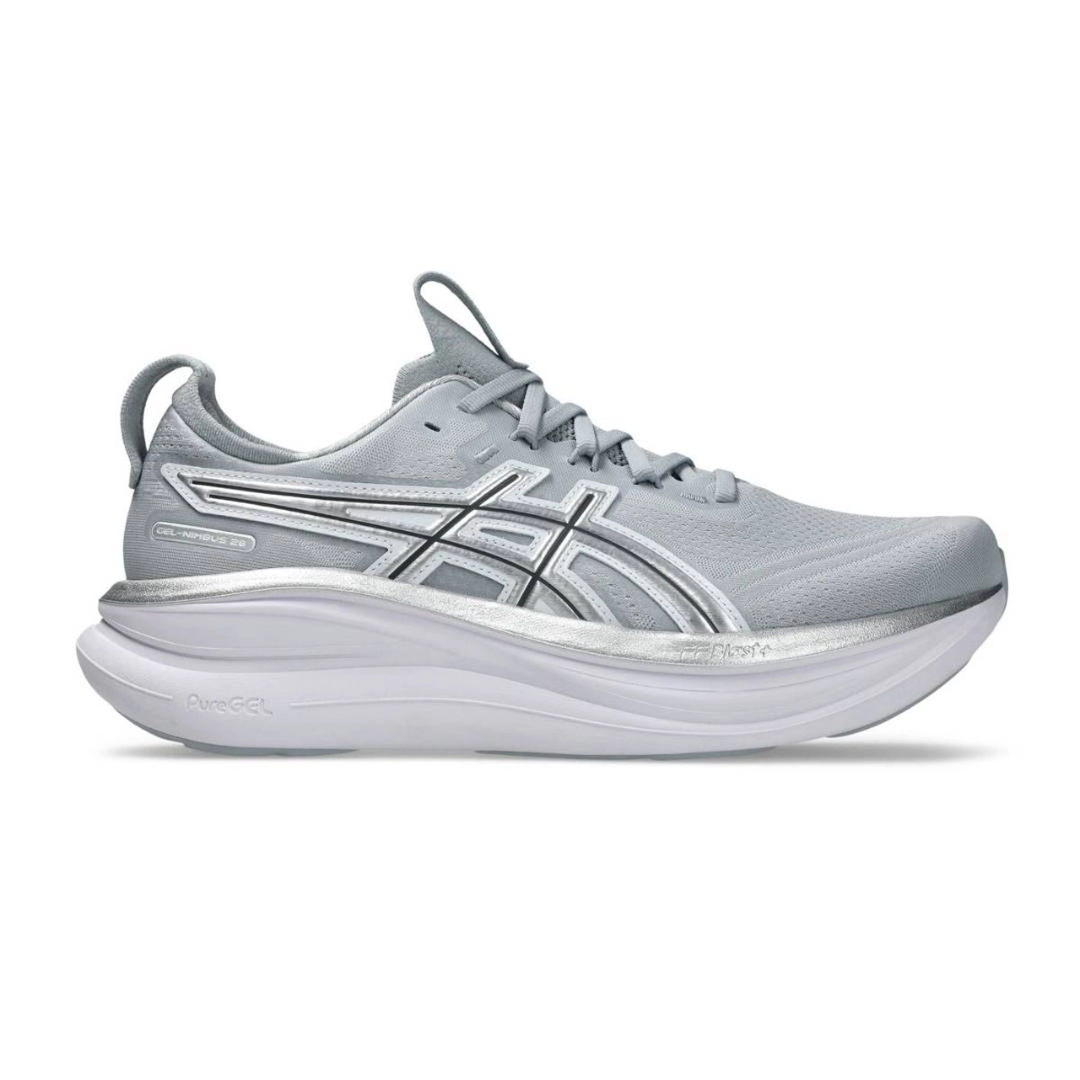 Asics Gel-Nimbus 28 Schuhe ATC Grau Silber SS26, Größe 42 - EUR