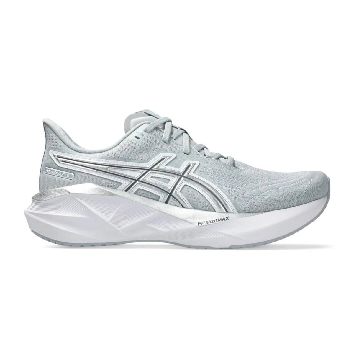 Asics Novablast 5 ATC Laufschuhe Grau Silber SS26, Größe 46,5 - EUR