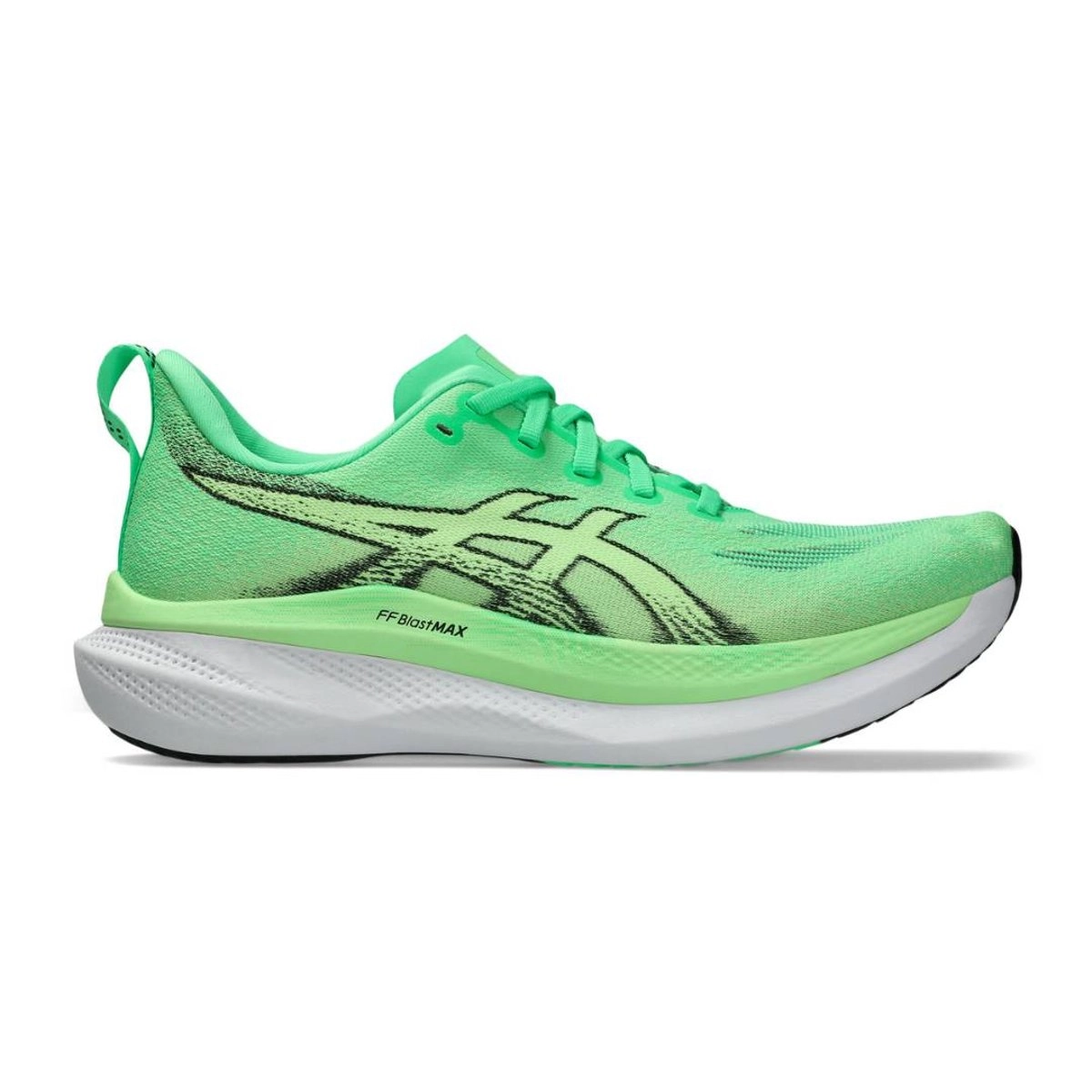 Asics Glideride Max 2 Schuhe Grün Weiß SS26, Größe 42 - EUR