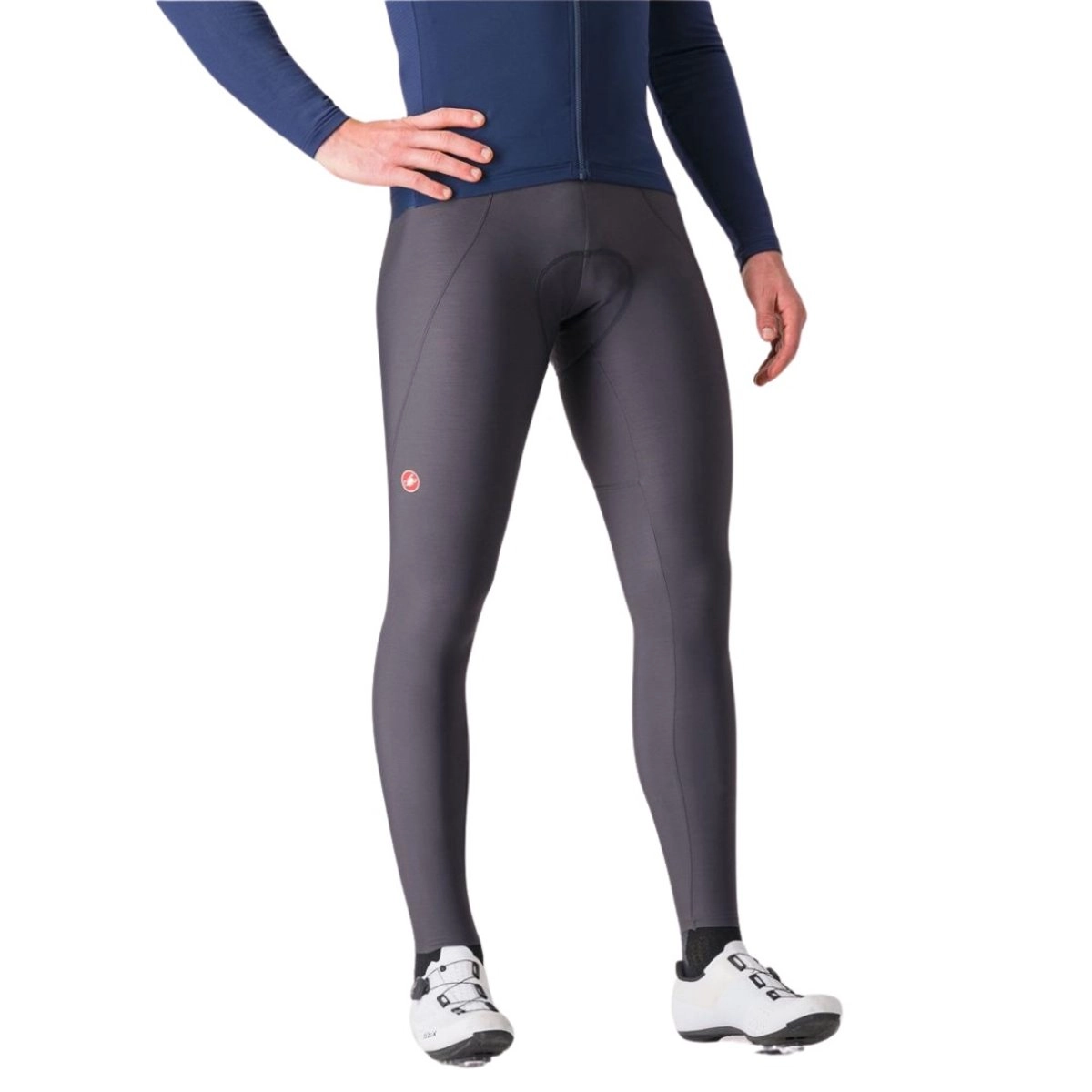 Castelli Espresso Lange Trägerhose Grau Schwarz, Größe M