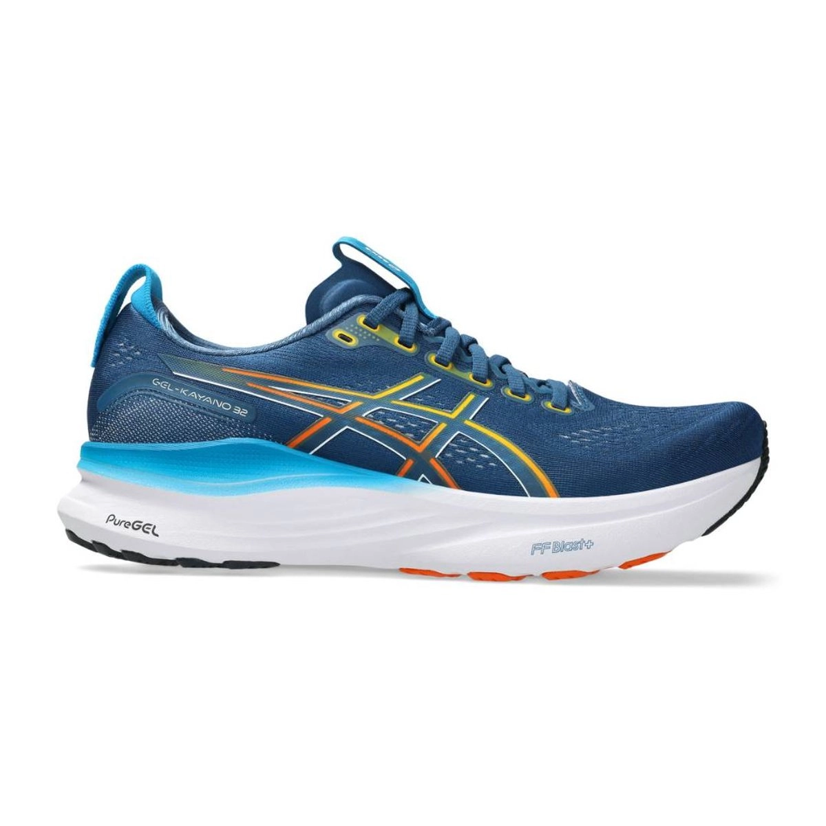 Asics Gel-Kayano 32 Schuhe Blau Weiß SS26, Größe 41,5 - EUR