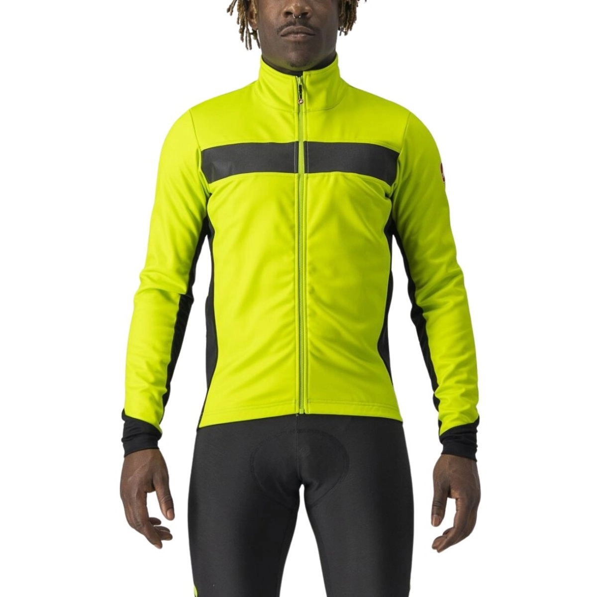 Castelli Raddoppia 3 Jacke Grün Schwarz, Größe XXL