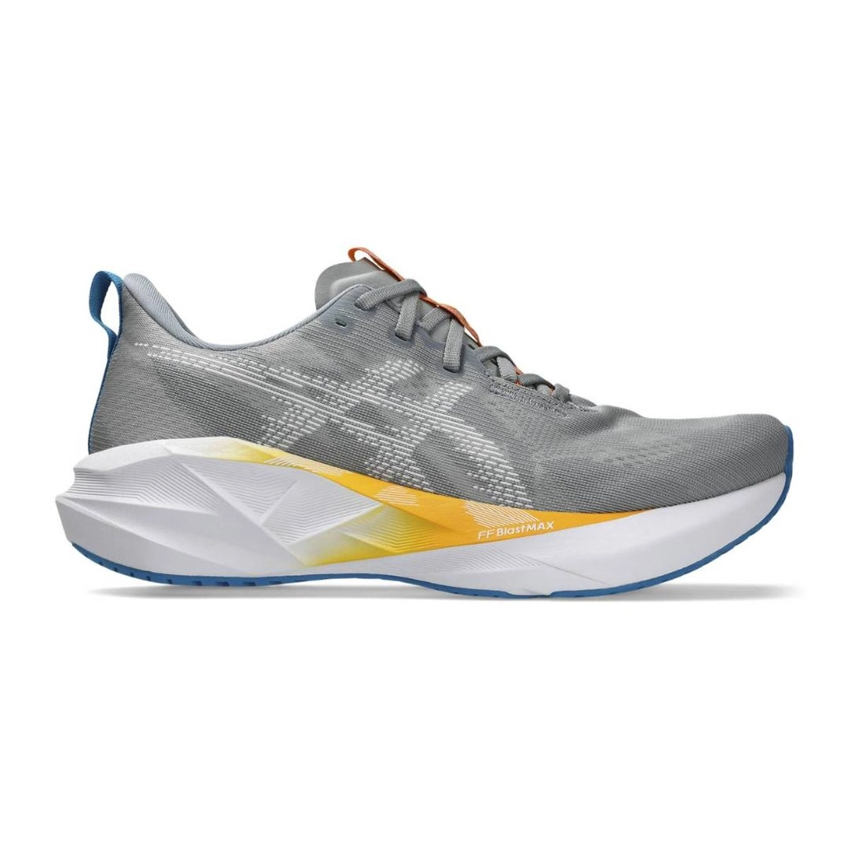 Asics Novablast 5 Grau Weiß SS26, Größe 44 - EUR