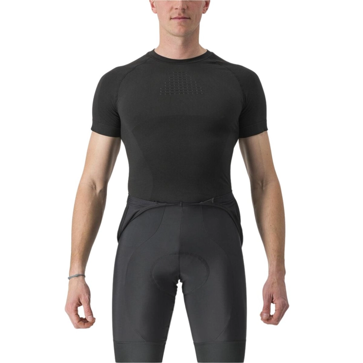 Castelli Core Schwarzes Kurzarm-T-Shirt, Größe S/M