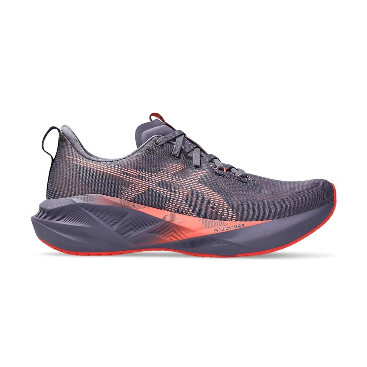 Asics Novablast 5 Lila Orange SS25 Schuhe, Größe 46,5 - EUR