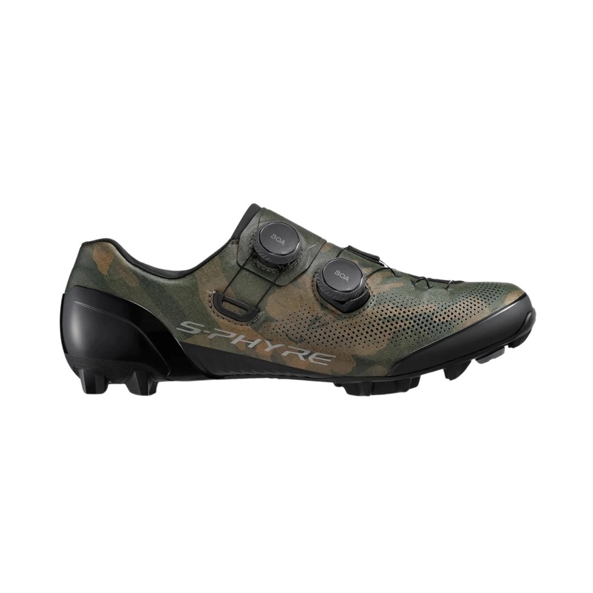 Shimano S-PHYRE SH-XC903 Grün Braun Schuhe, Größe 47 - EUR