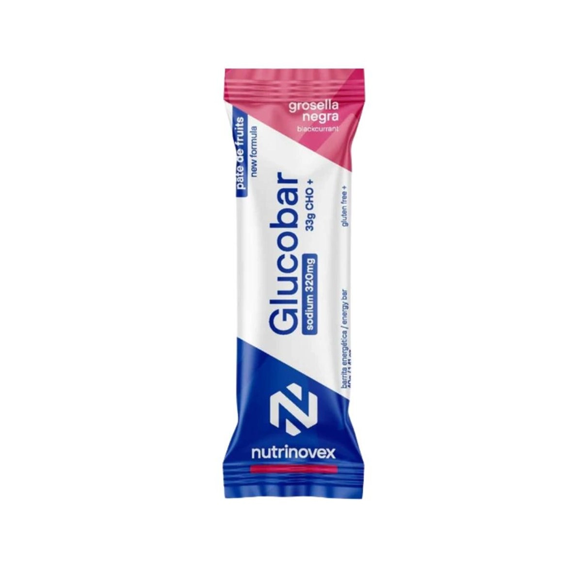 Nutrinovex Glucobar Energieriegel Schwarze Johannisbeere 33 g KH
