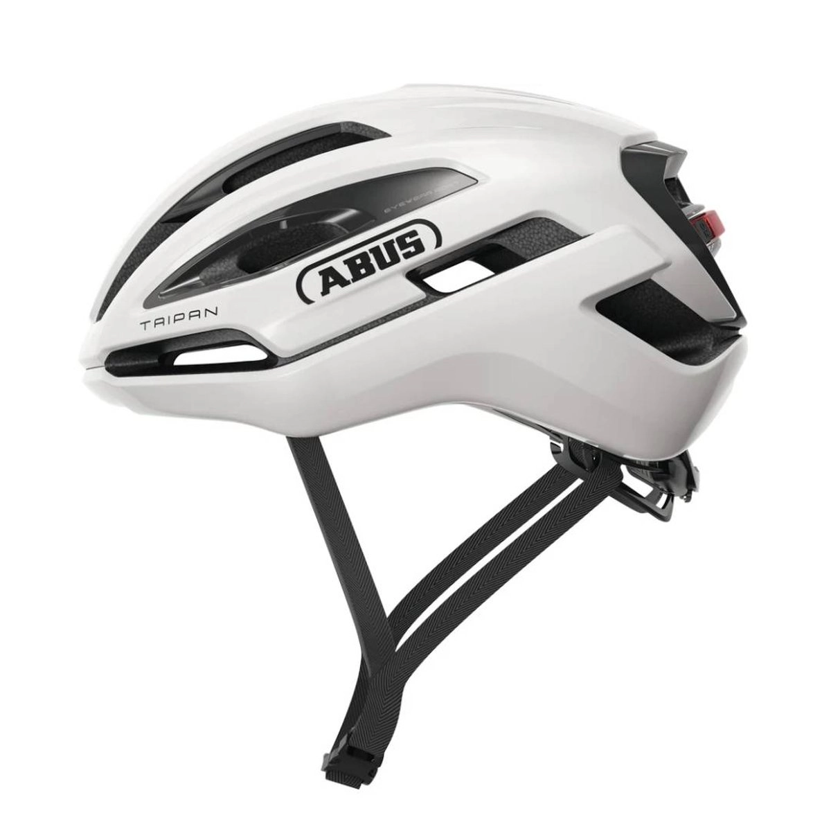 Abus Taipan LED Helm Weiß Schwarz, Größe S (51-55 cm) - EUR
