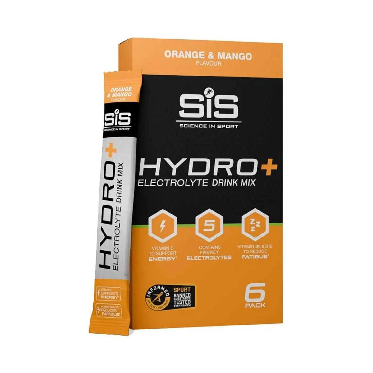 Elektrolytgetränk SIS GO Hydro+ Orange Mango 6x4,5g