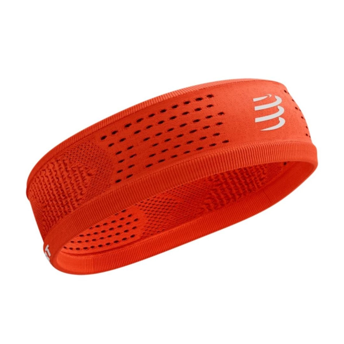 Dünnes Compressport On/Off Stirnband Orange