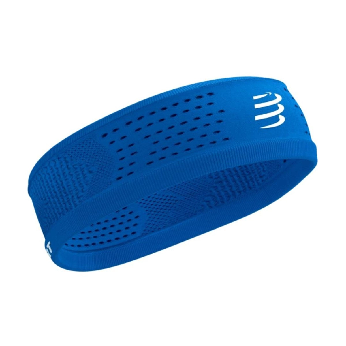 Schmales Compressport On/Off Stirnband Princess-Blau