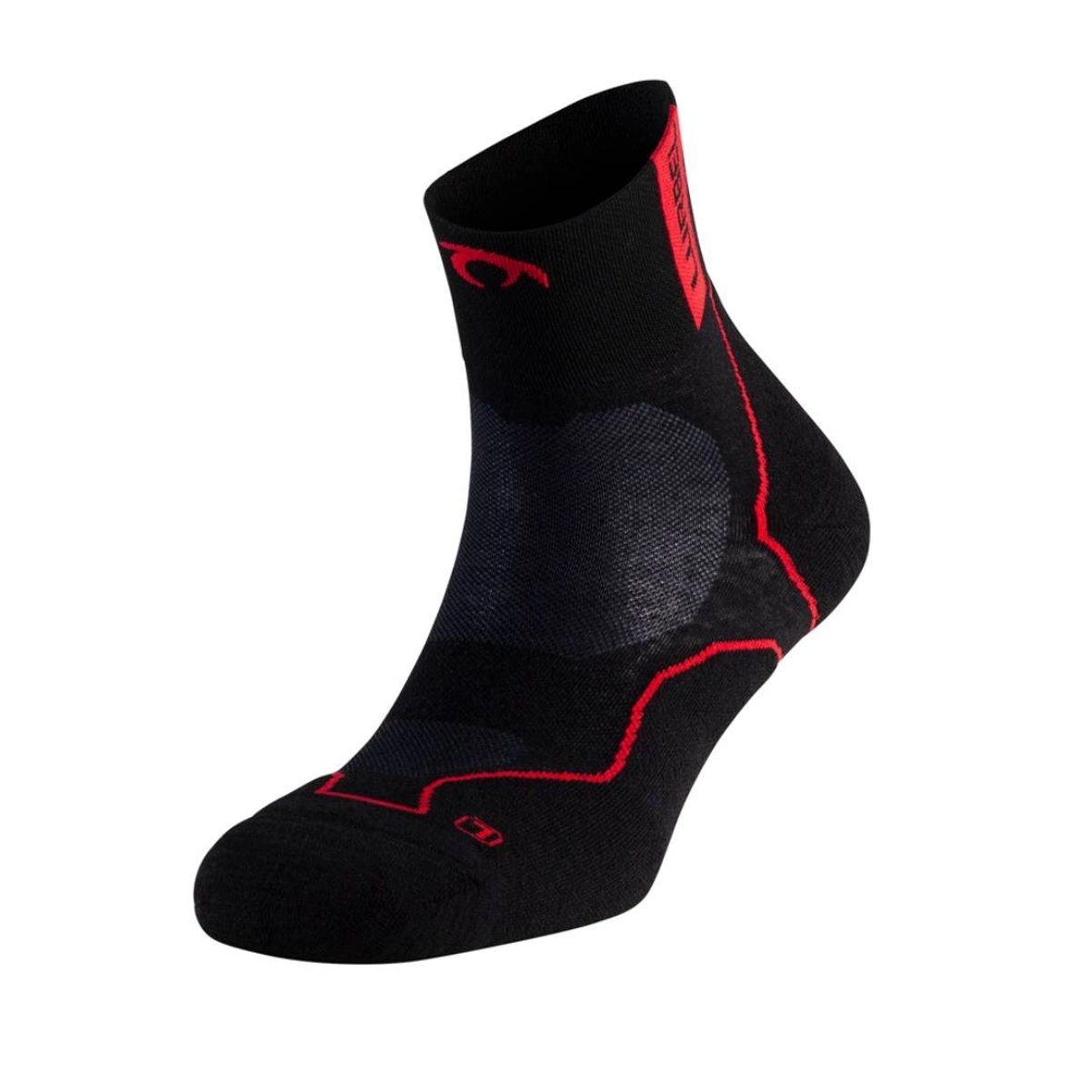 Lurbel Desafío Three Socken Schwarz Rot, Größe M