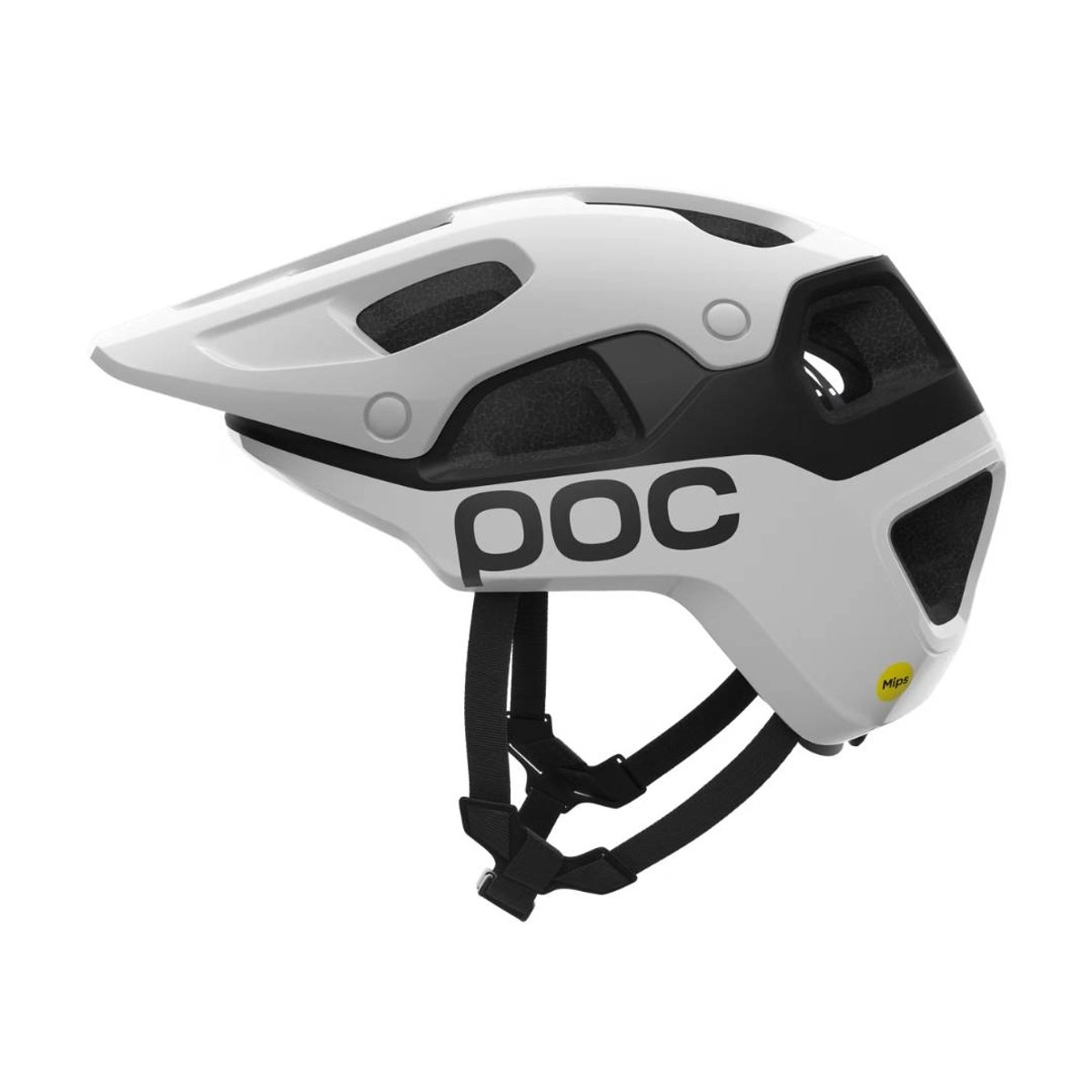 POC Cularis Pure MTB-Helm Weiß Schwarz, Größe L: 59-62