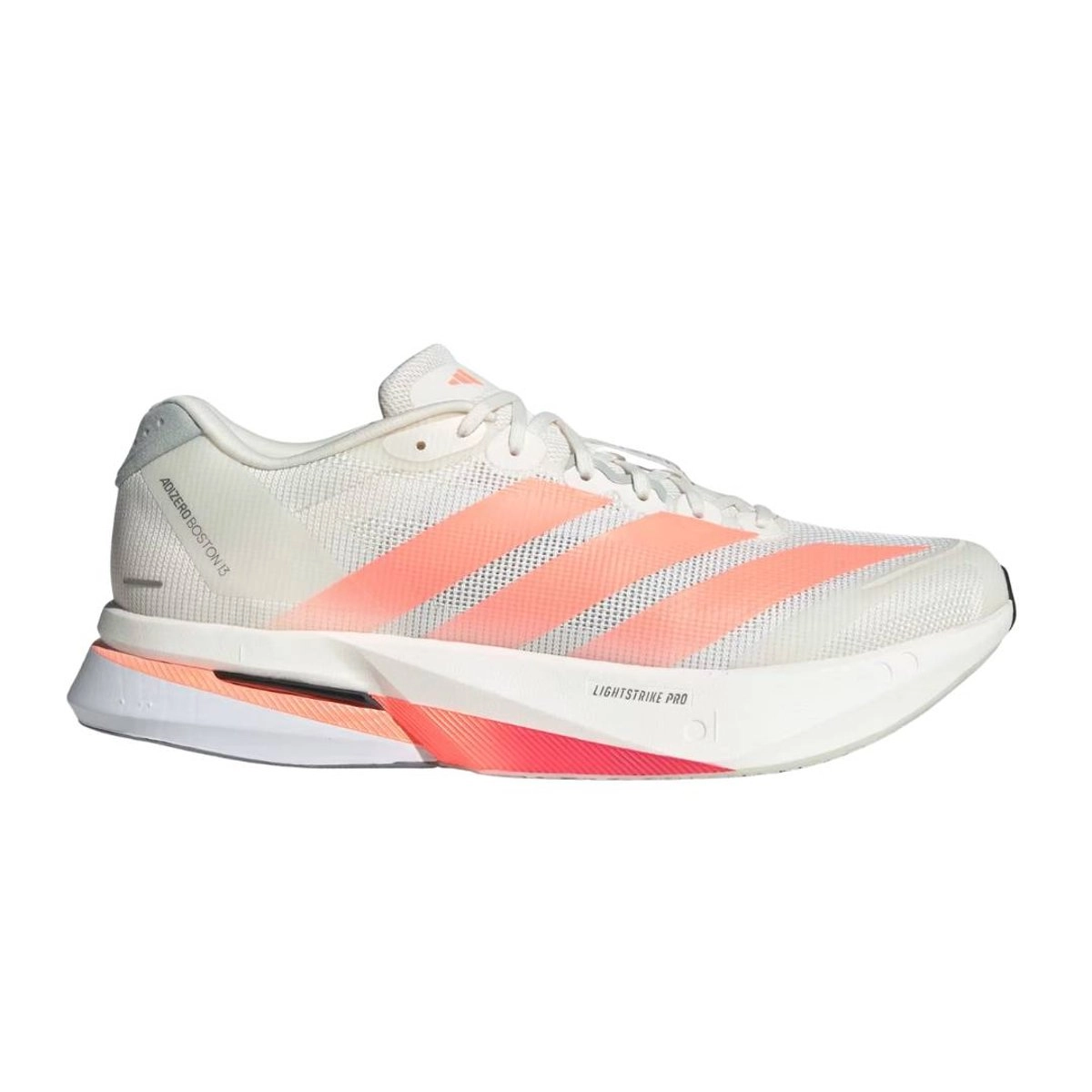 Adidas Adizero Boston 13 Schuhe Beige Orange SS26, Größe UK 8