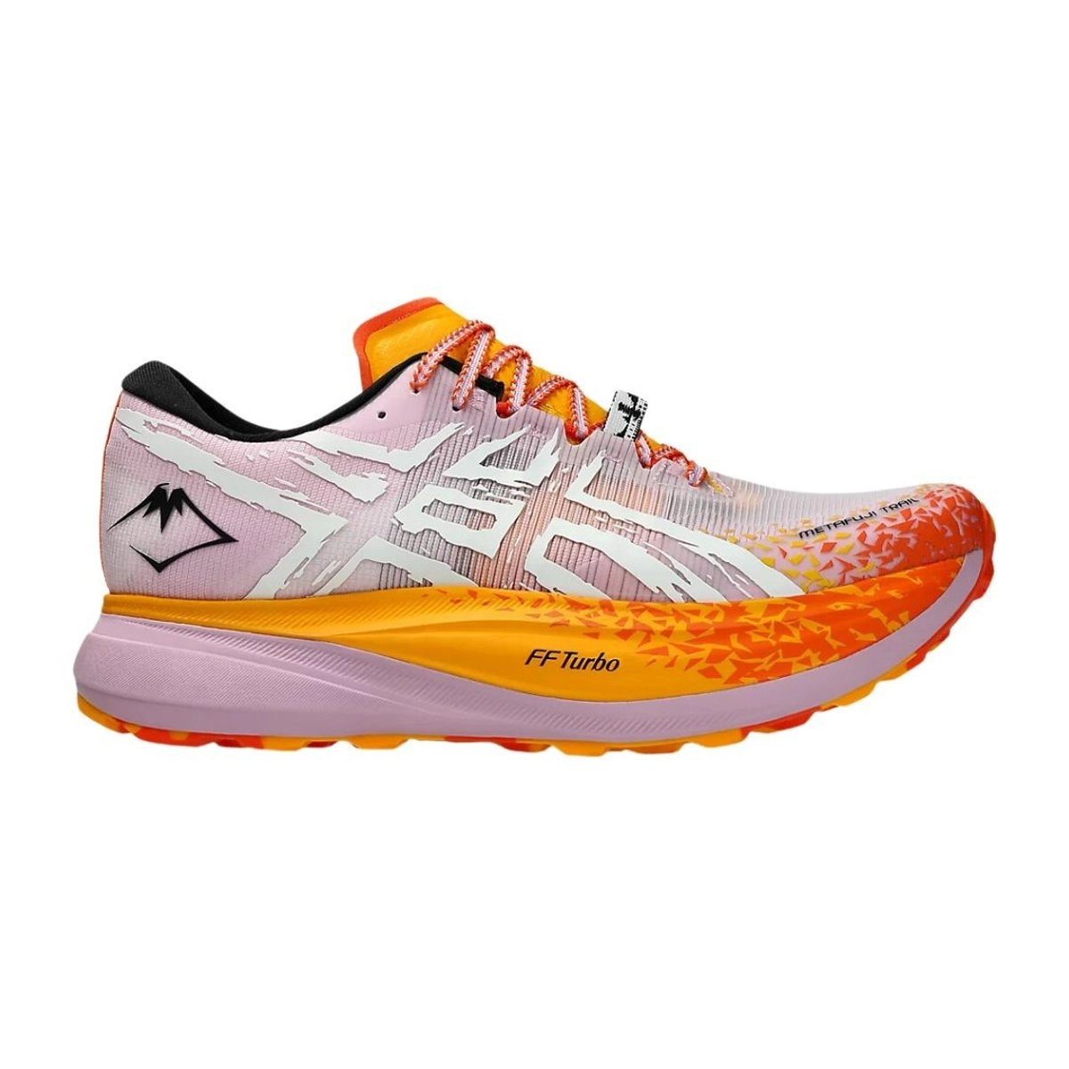 Asics Metafuji Trail Schuhe Lila Orange SS25, Größe 46 - EUR