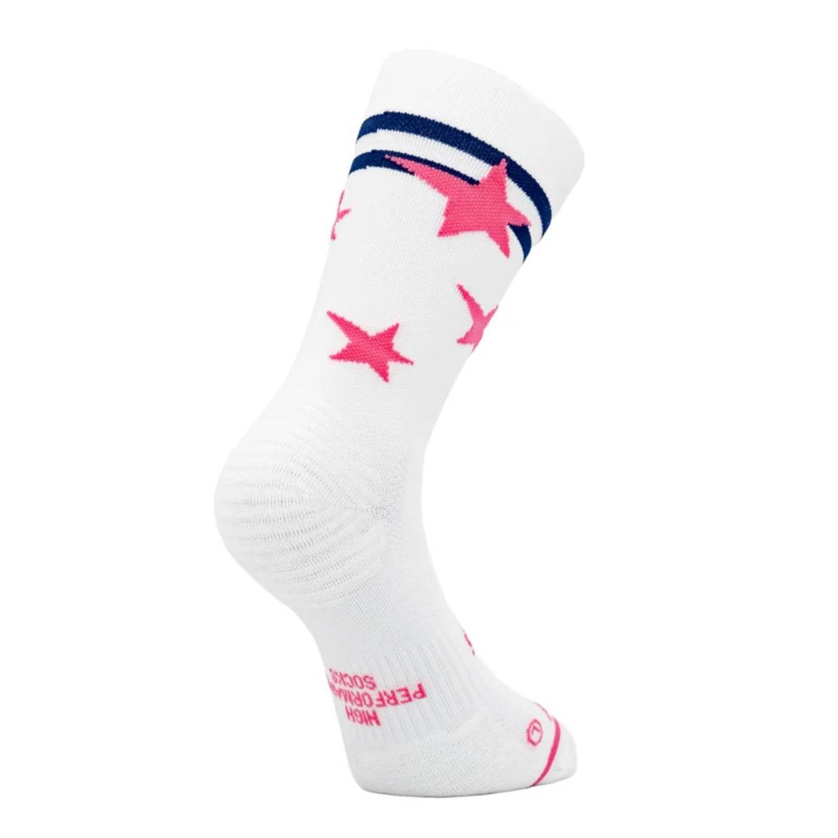 Sporcks Run Star Socken Weiß Rosa, Größe M
