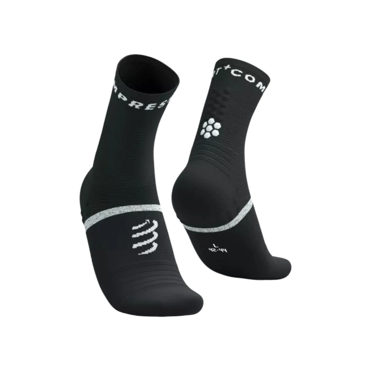 Compressport Pro Marathon V2.0 Socken Schwarz Weiß, Größe Größe 1
